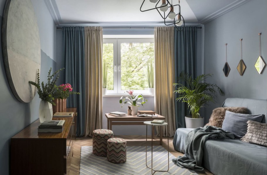 Шторы в скандинавском интерьере