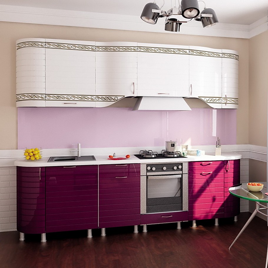 Модульная кухня "Сакура страйп"