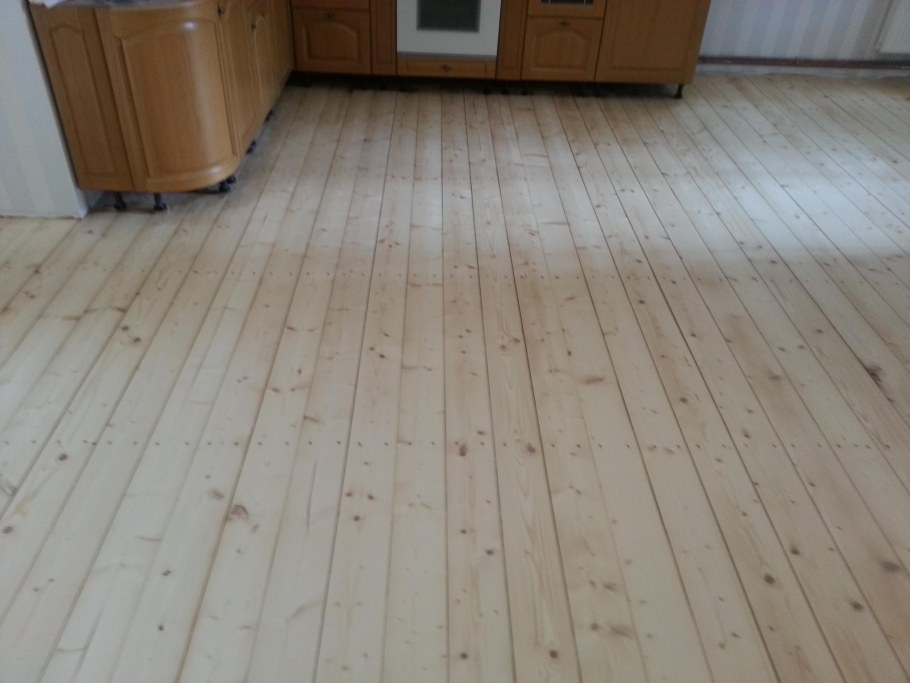 Циклевка Крашеного деревянного пола