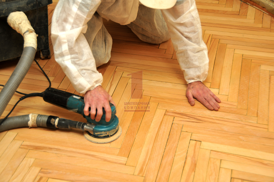 DEWALT шлифовка паркета