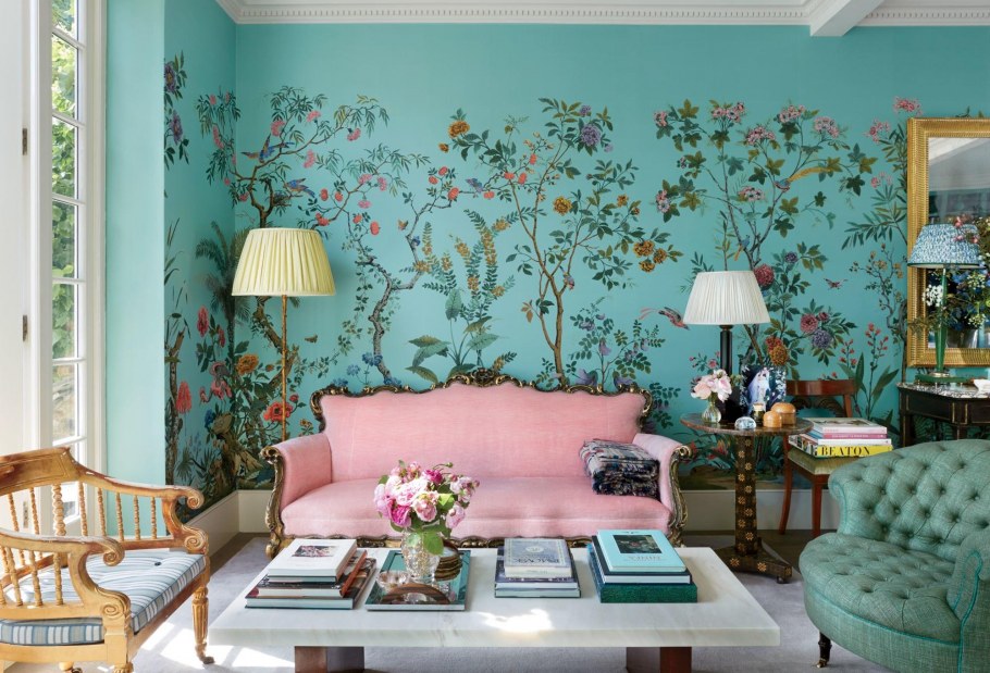 Стильные обои для зала в квартире