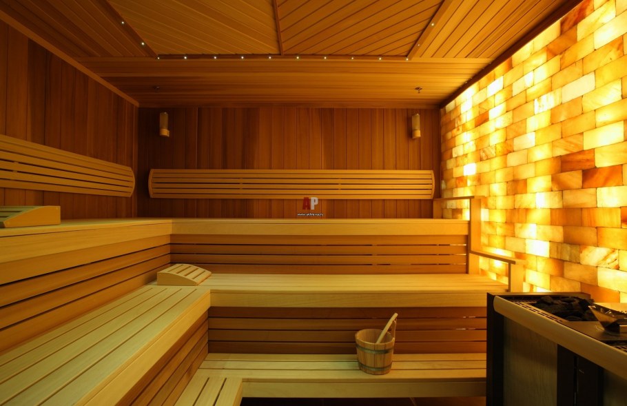 Современная отделка бани