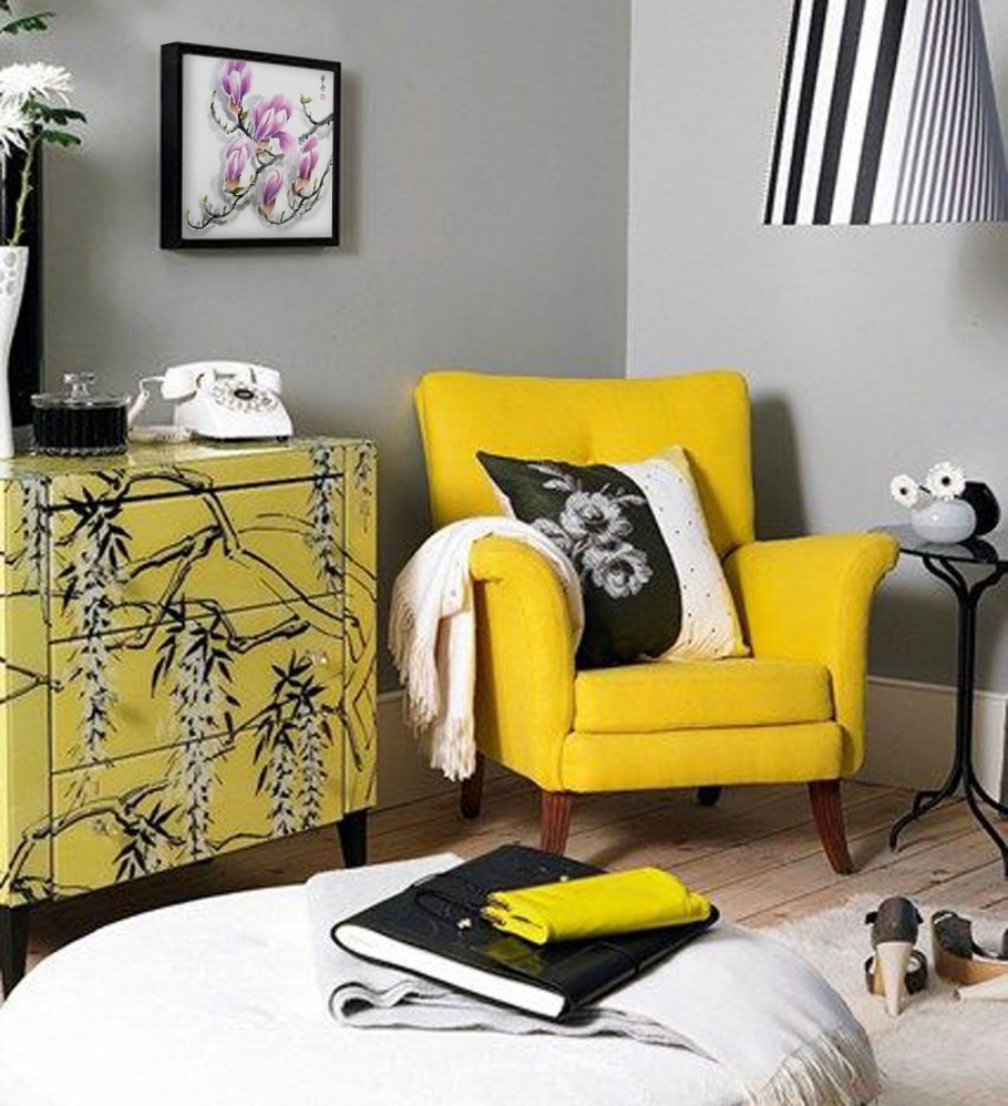 Экерё кресло в интерьере