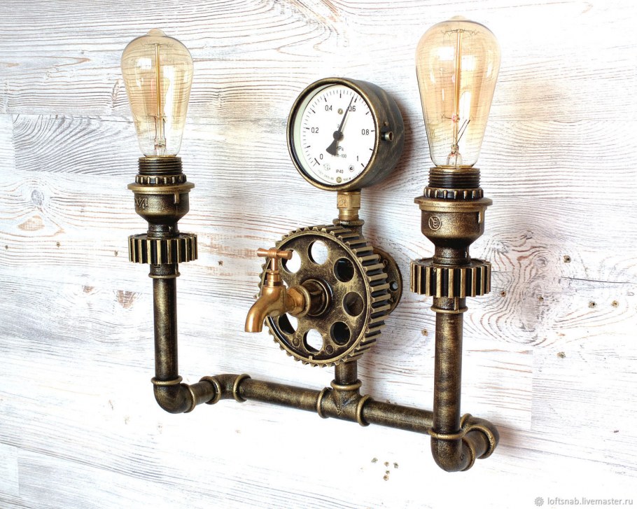 Дизельпанк интерьер