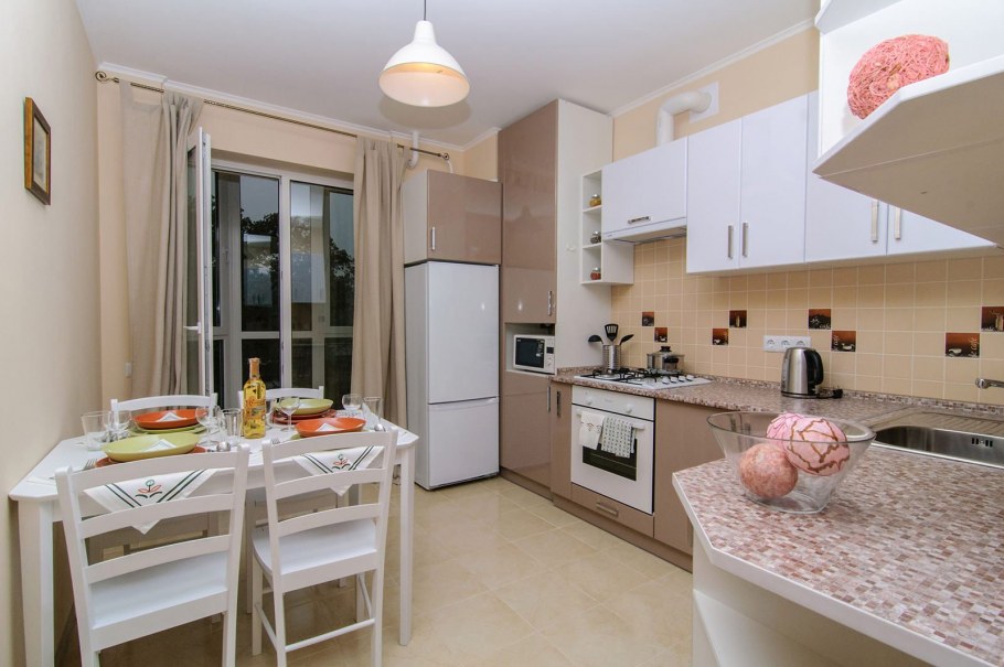 Уютный интерьер кухни