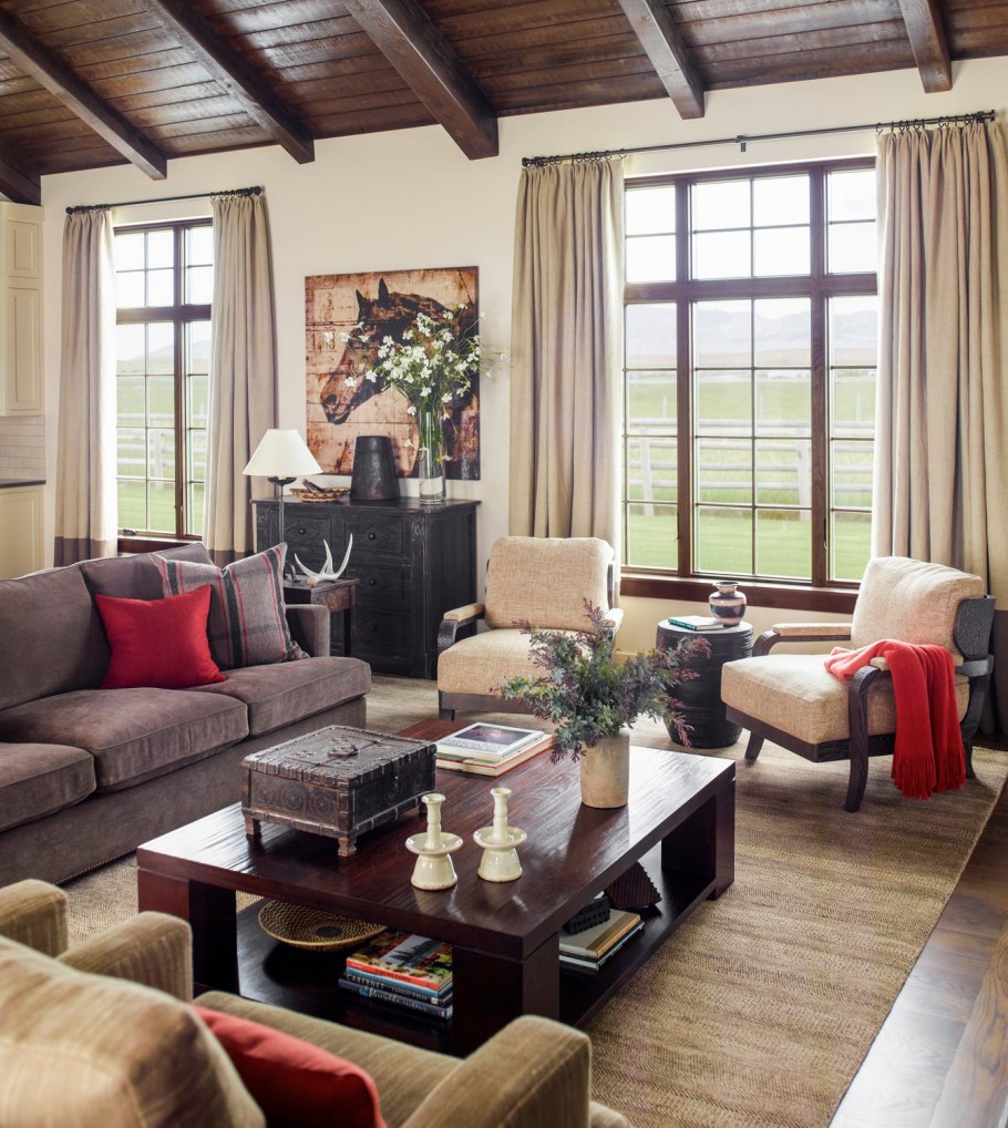 Большая гостиная интерьер