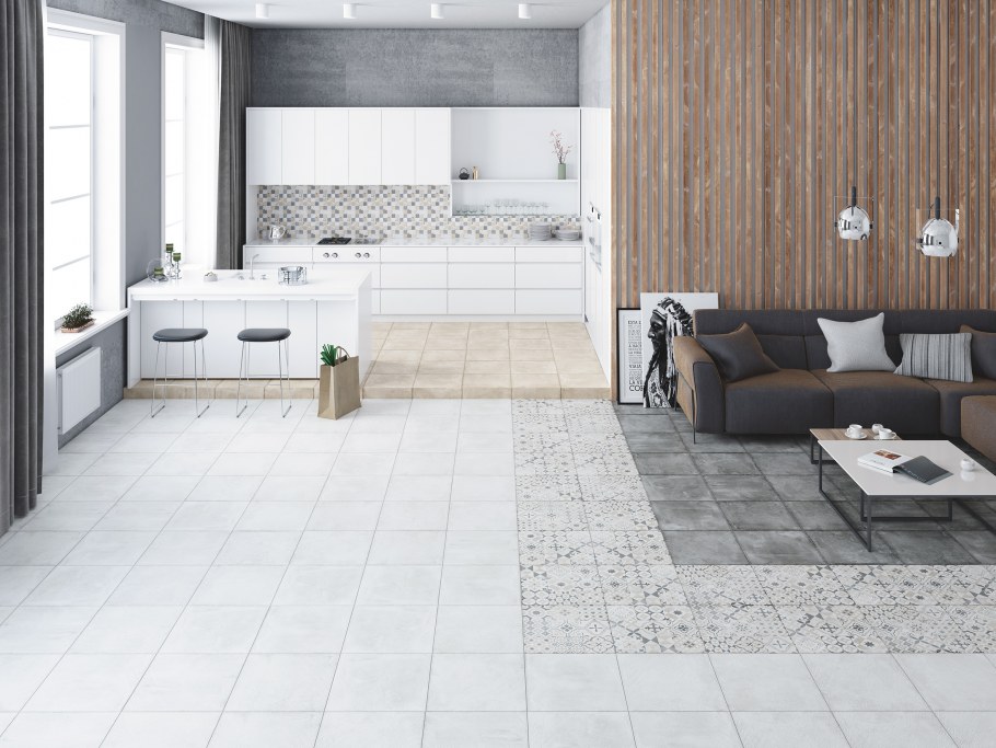 Керамогранит Ласселсбергер цемент стайл