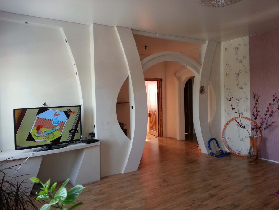 Арка перегородка из гипсокартона