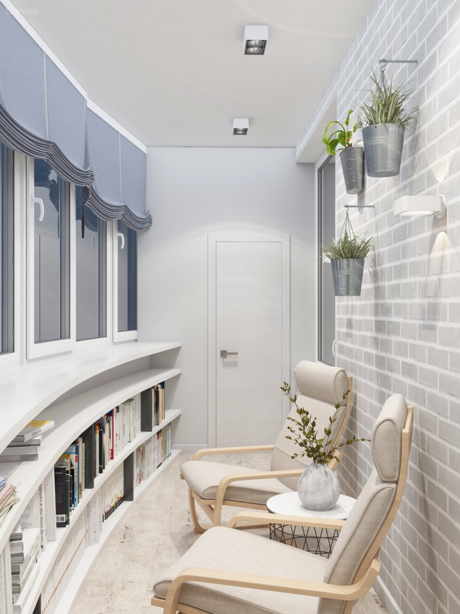 Обшивка теплого балкона