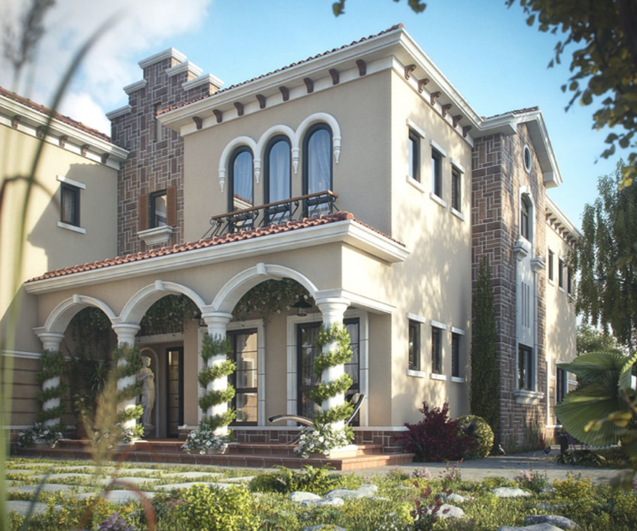 Вилла в неомавританском стиле