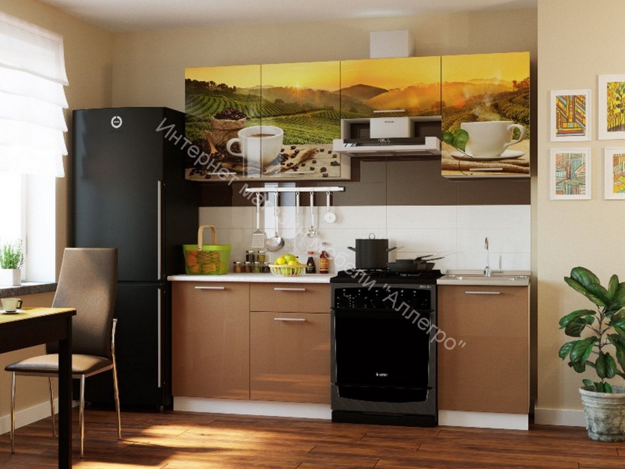 Кухня кофе капучино 2м