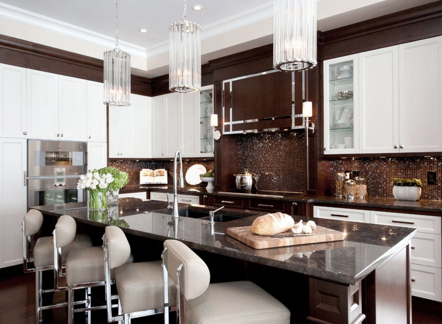 Кухня София мокко кофе с молоком шоколад модульная