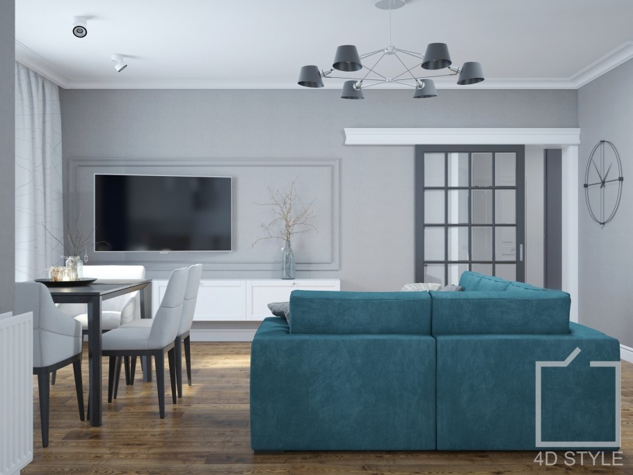 Дизайн совмещение классики и минимализма