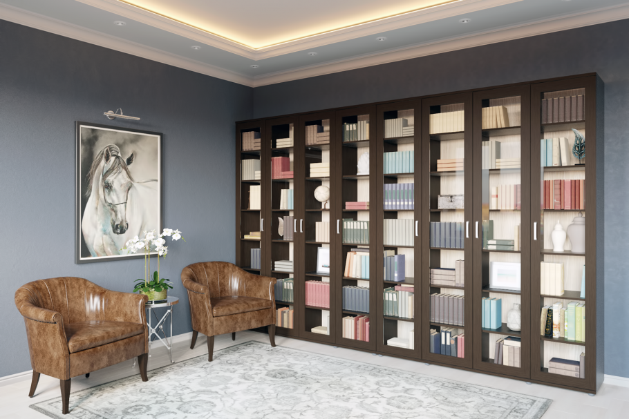 Шкаф библиотека Гарун