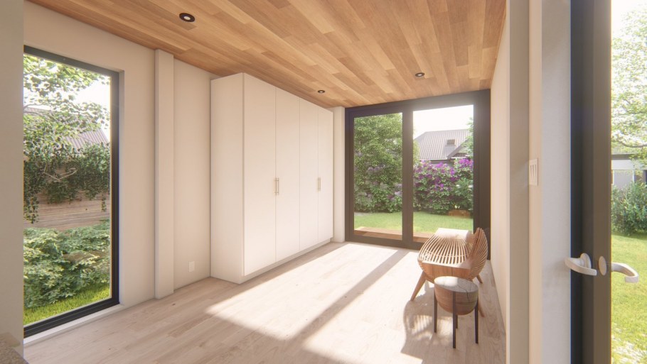 Варианты внутренней отделки дома из контейнера