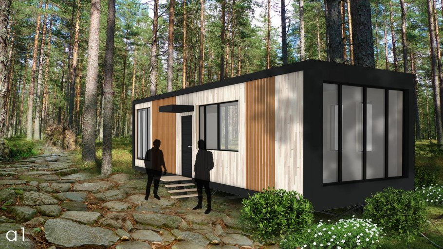 Дом из 2х 20 футовых контейнеров