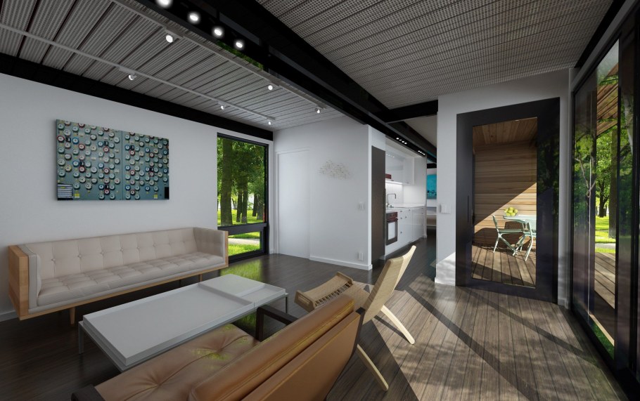 Модульные здания отделка внутри