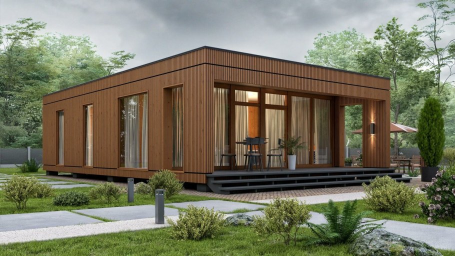 Дом из морских контейнеров