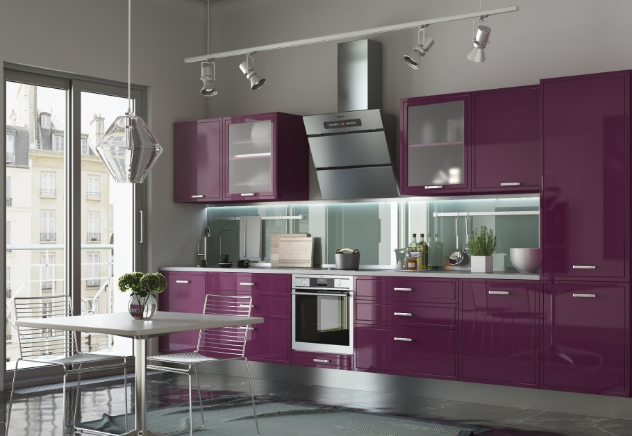 Глянцевые фасады