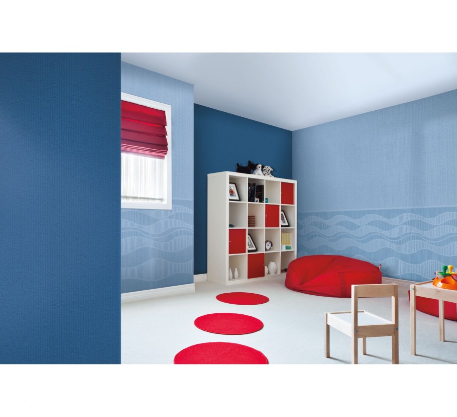 Обои под коричневый потолок в детской комнате