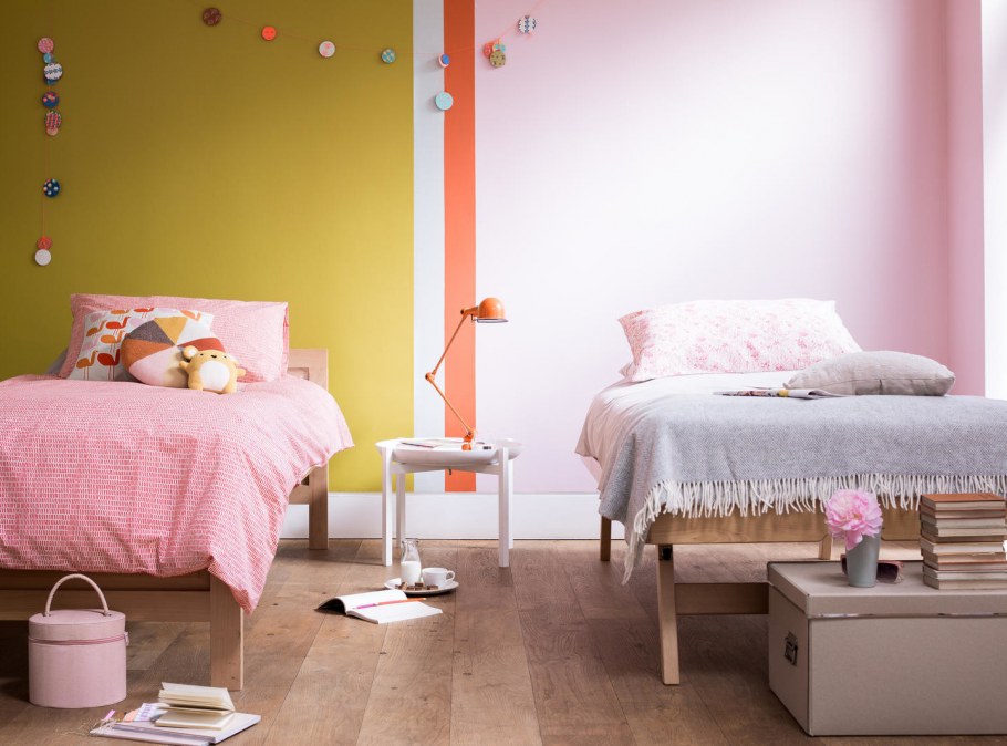 Градиент в интерьере детской
