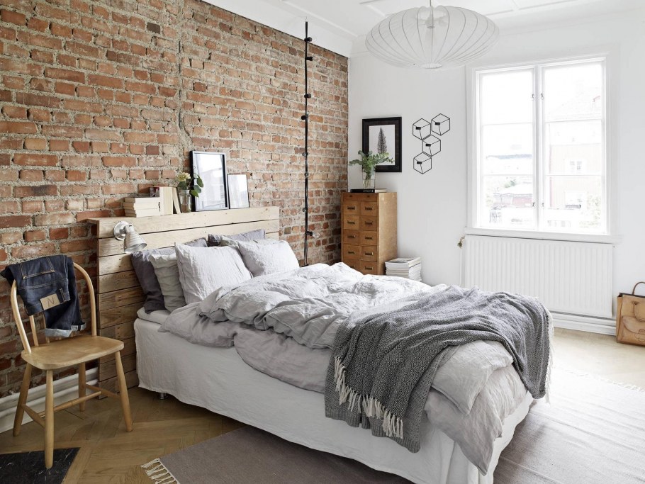 Спальня икеа лофт