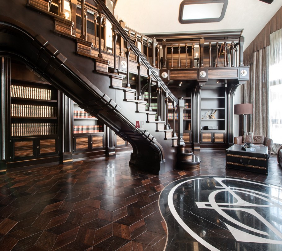 Лестница в стиле арт деко