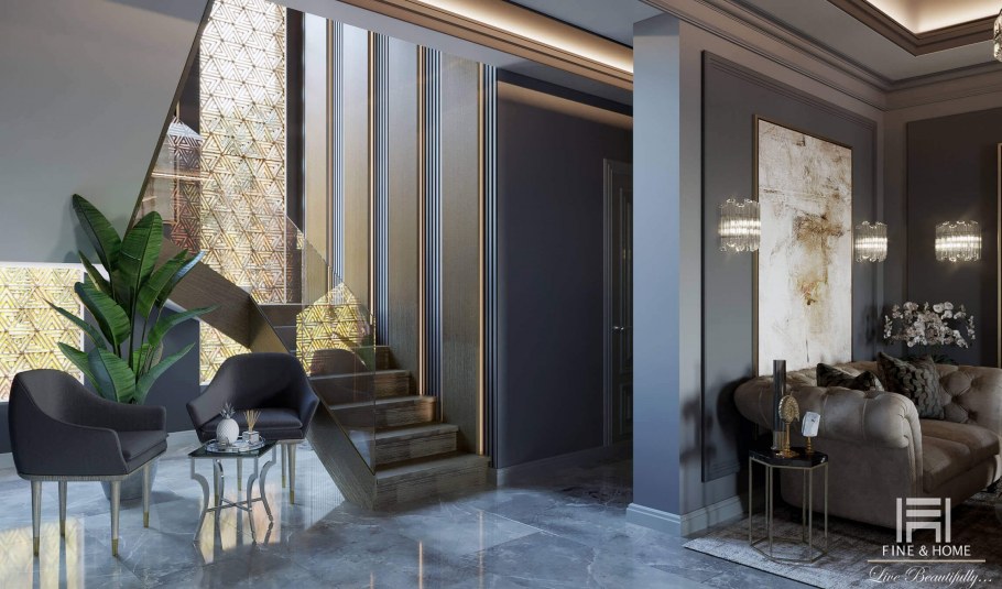 Ограждение в стиле ар деко