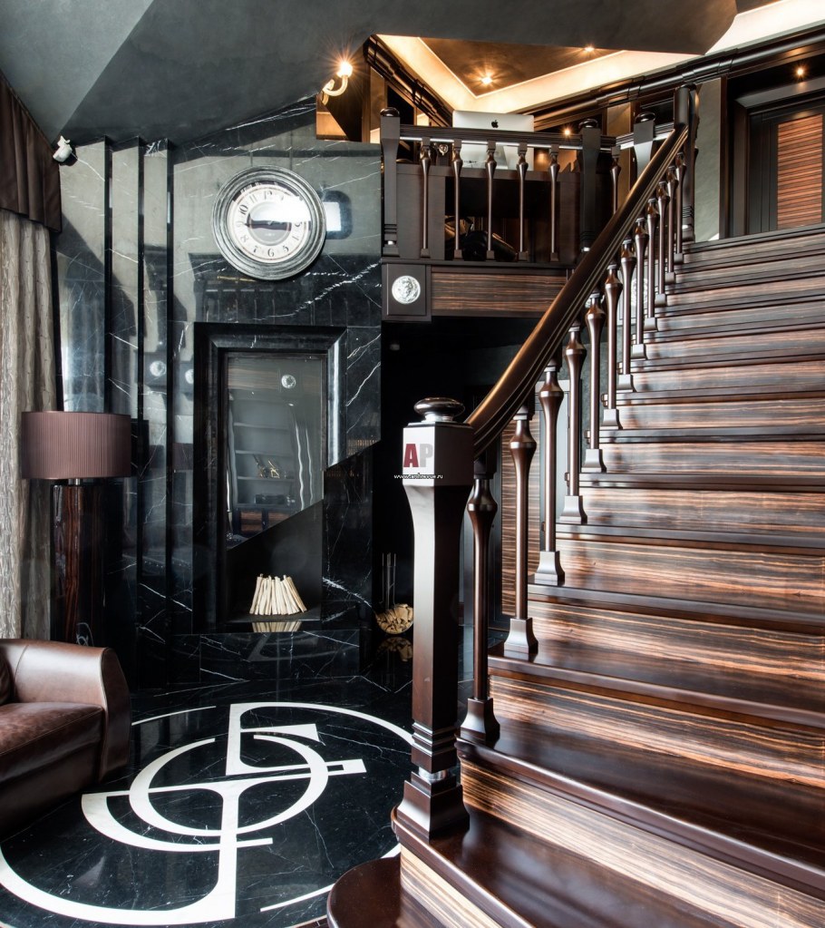 Лестница в стиле ар деко