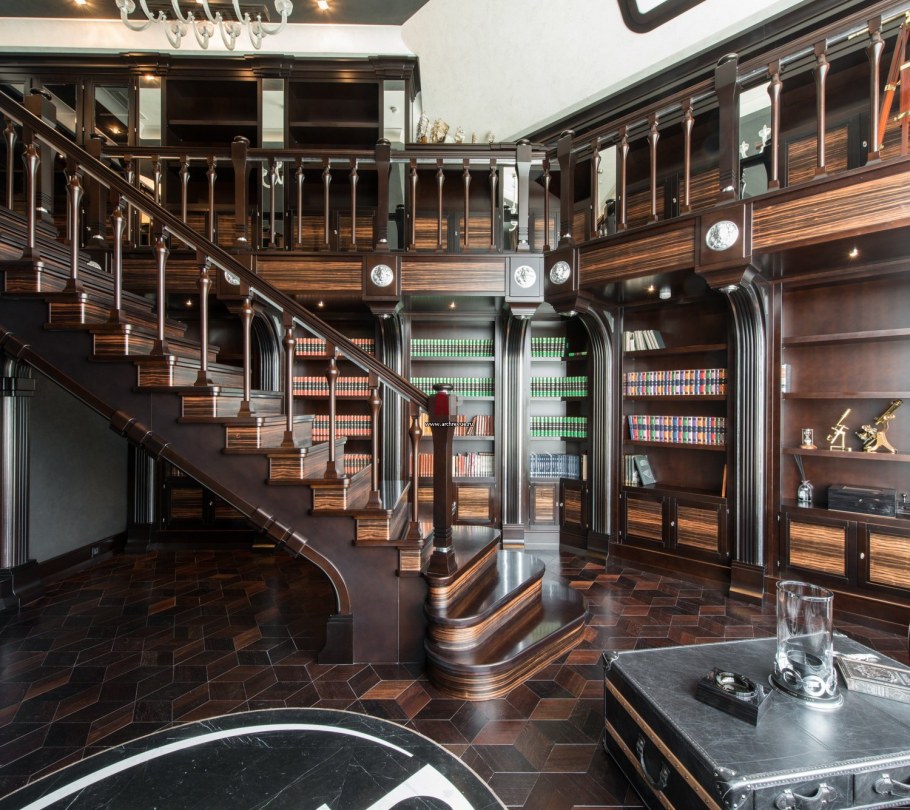 Лестница в стиле ар деко