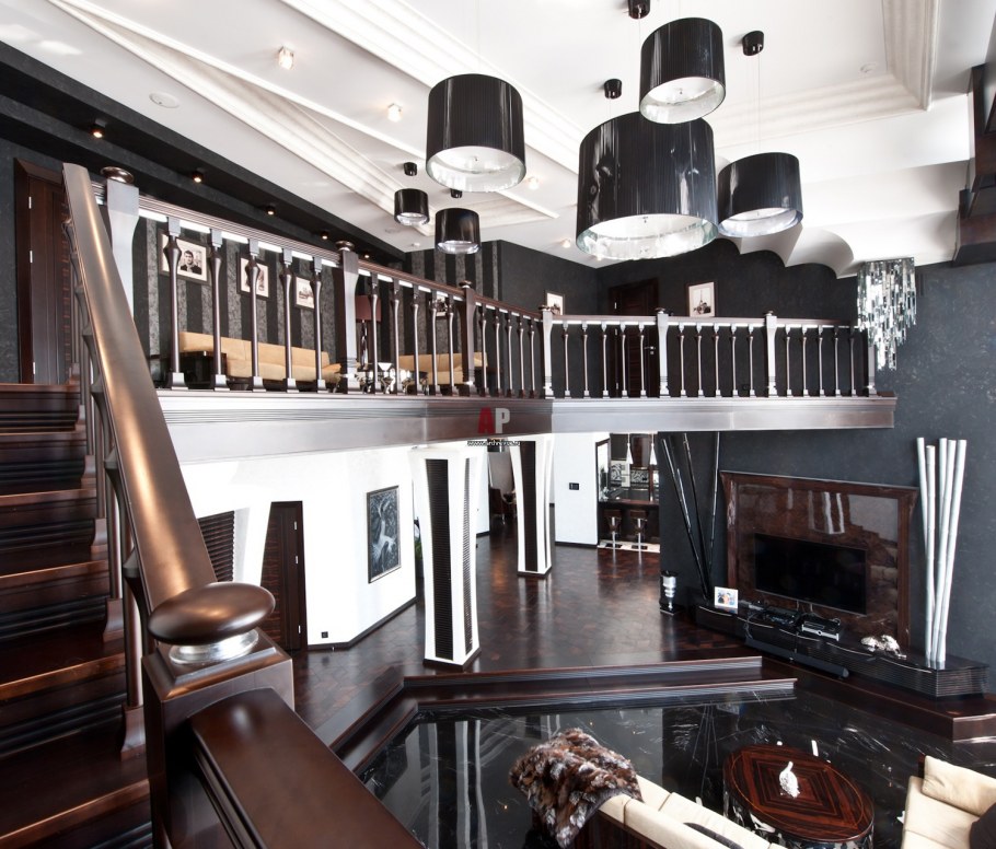 Лестница в стиле ар деко