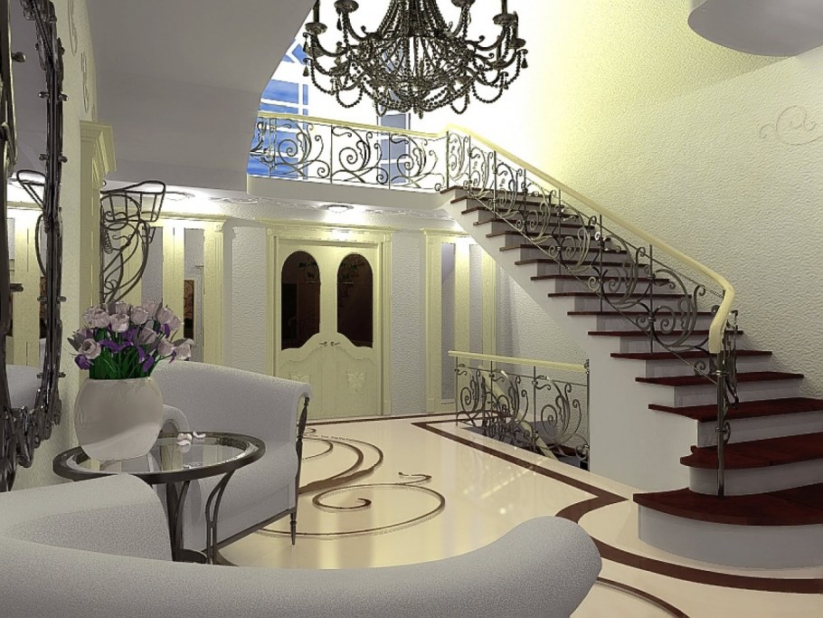 Интерьер коттеджа в стиле арт деко