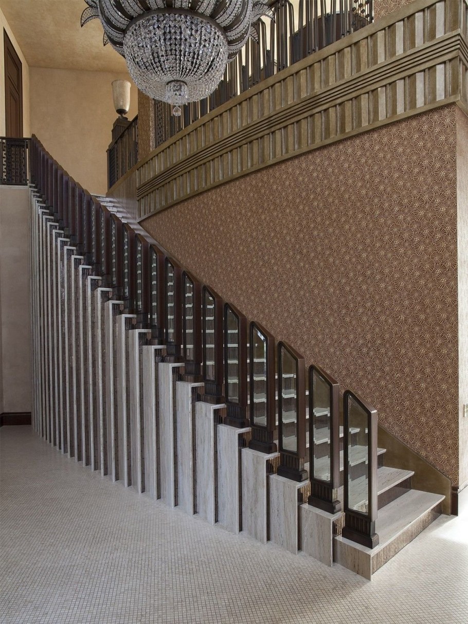 Кованое ограждение ар деко