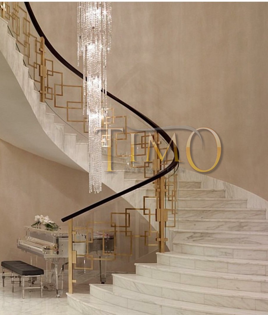 Перилла лестницы арт деко