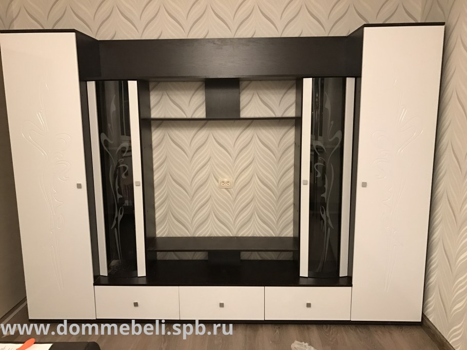 Гостиная миф Ника венге/белый