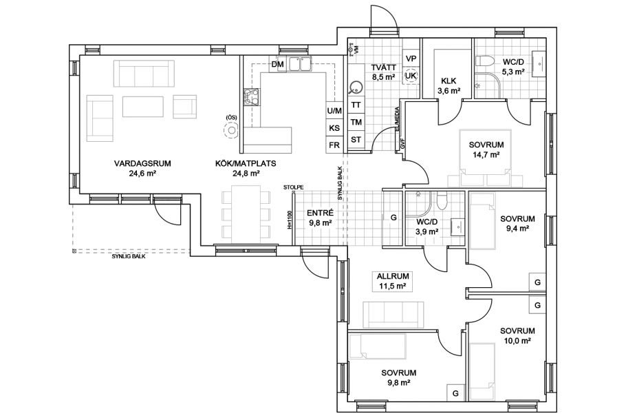 Дом-сарай в Голландии Barn House Eelderwolde