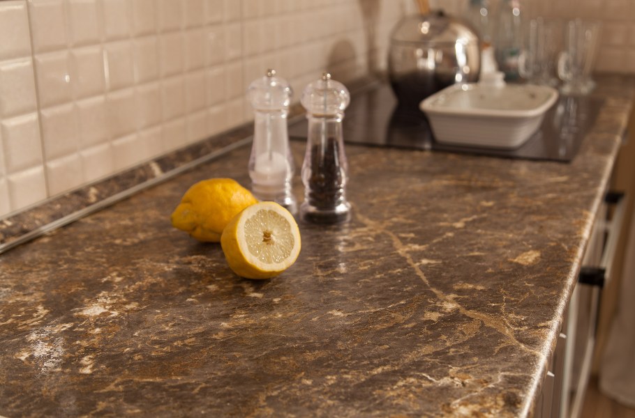 Кухонный гарнитур столешница кедр