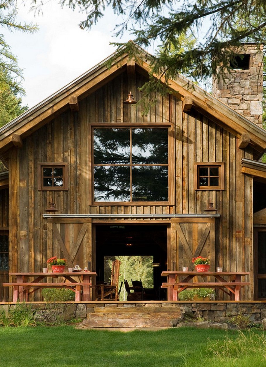 Дом в стиле амбара Barn House