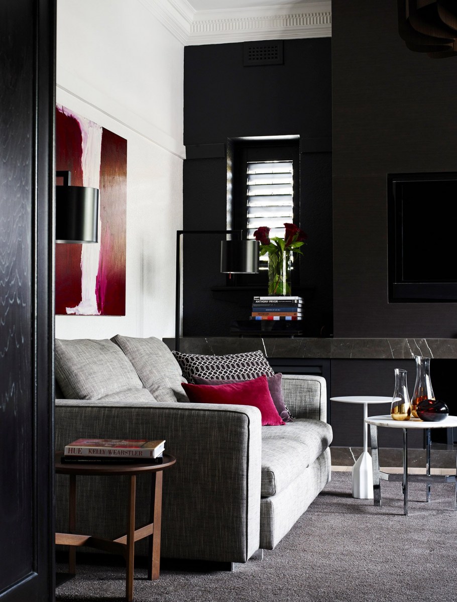 Черные акценты в интерьере