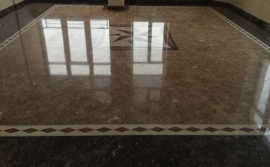 Укладка мраморного пола