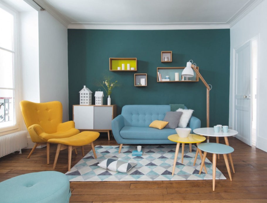 Сочетание белого и зеленого