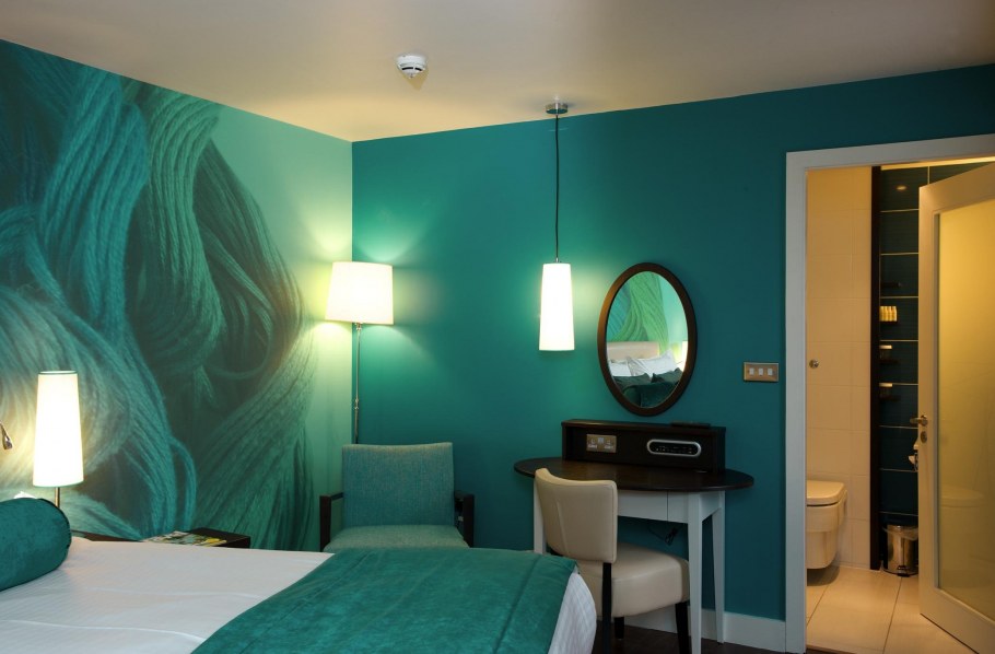 Гостиная в цвете Тиффани