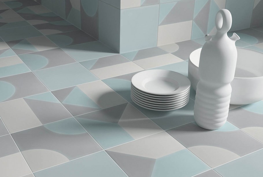 Керамогранит wow Cement loop Decor Grey