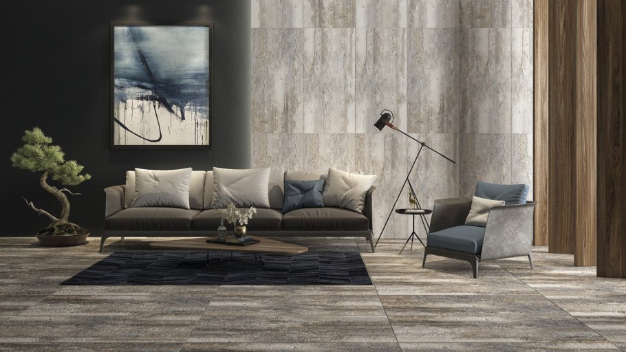 Керамогранит Cement Gold Sugar Effect 60x60