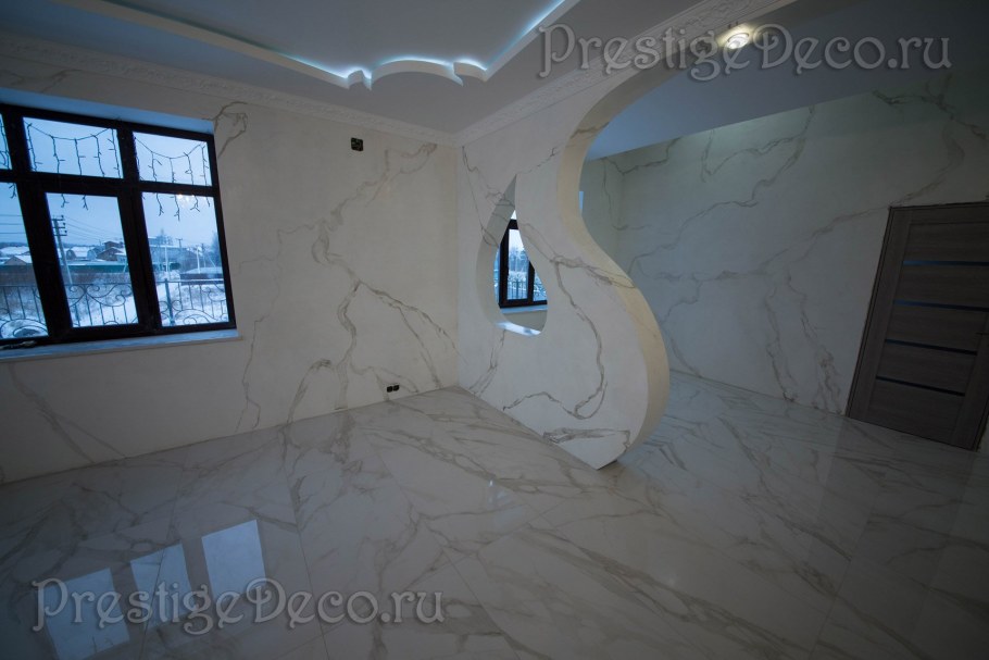 Бьянко Каррара мрамор венецианская штукатурка