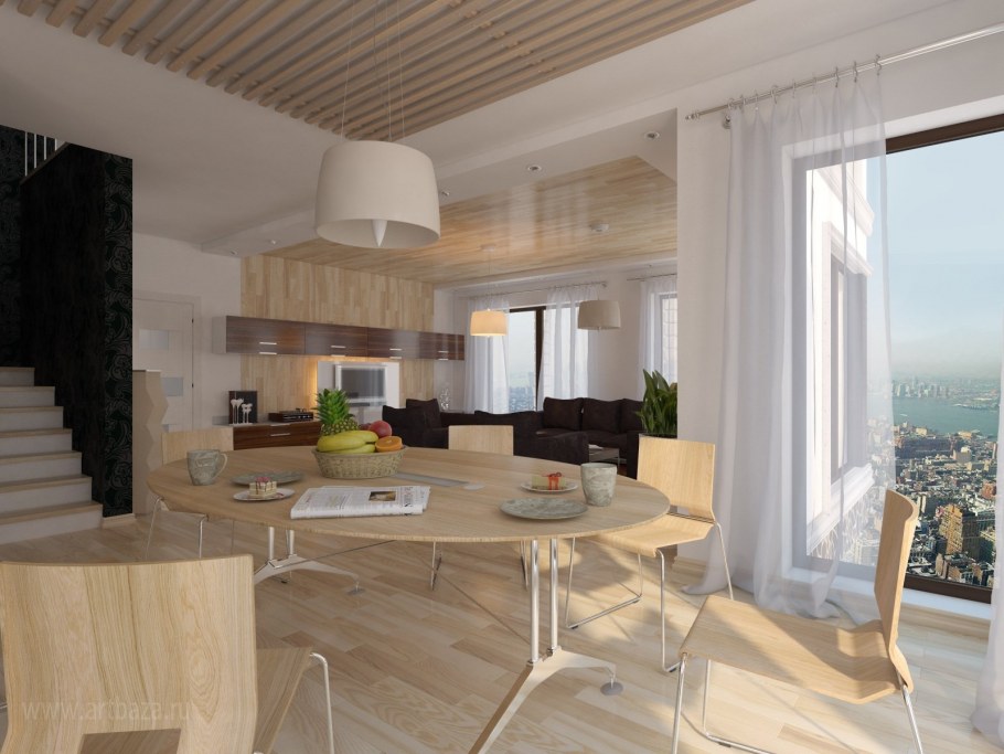 Загородный дом в эко стиле