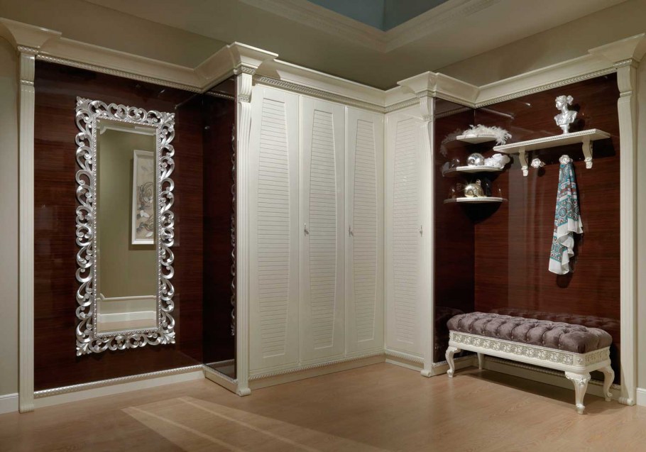 Шкаф в прихожую в стиле арт деко