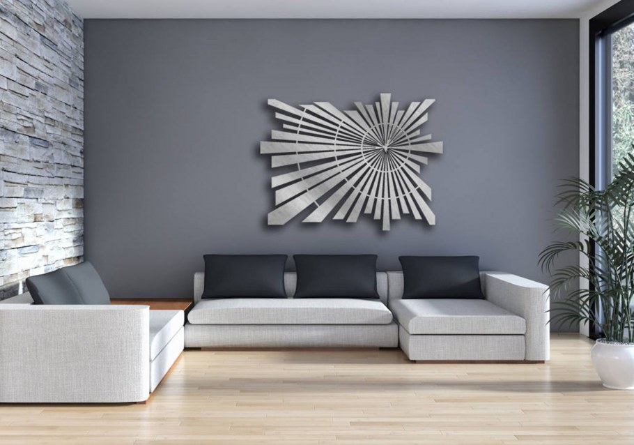 Металлический декор в интерьере