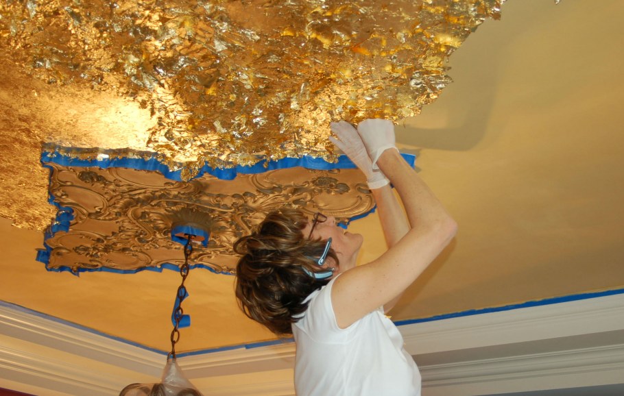 Панно с золотом