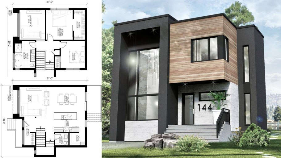 Sanders Modern House Jordache k планировка